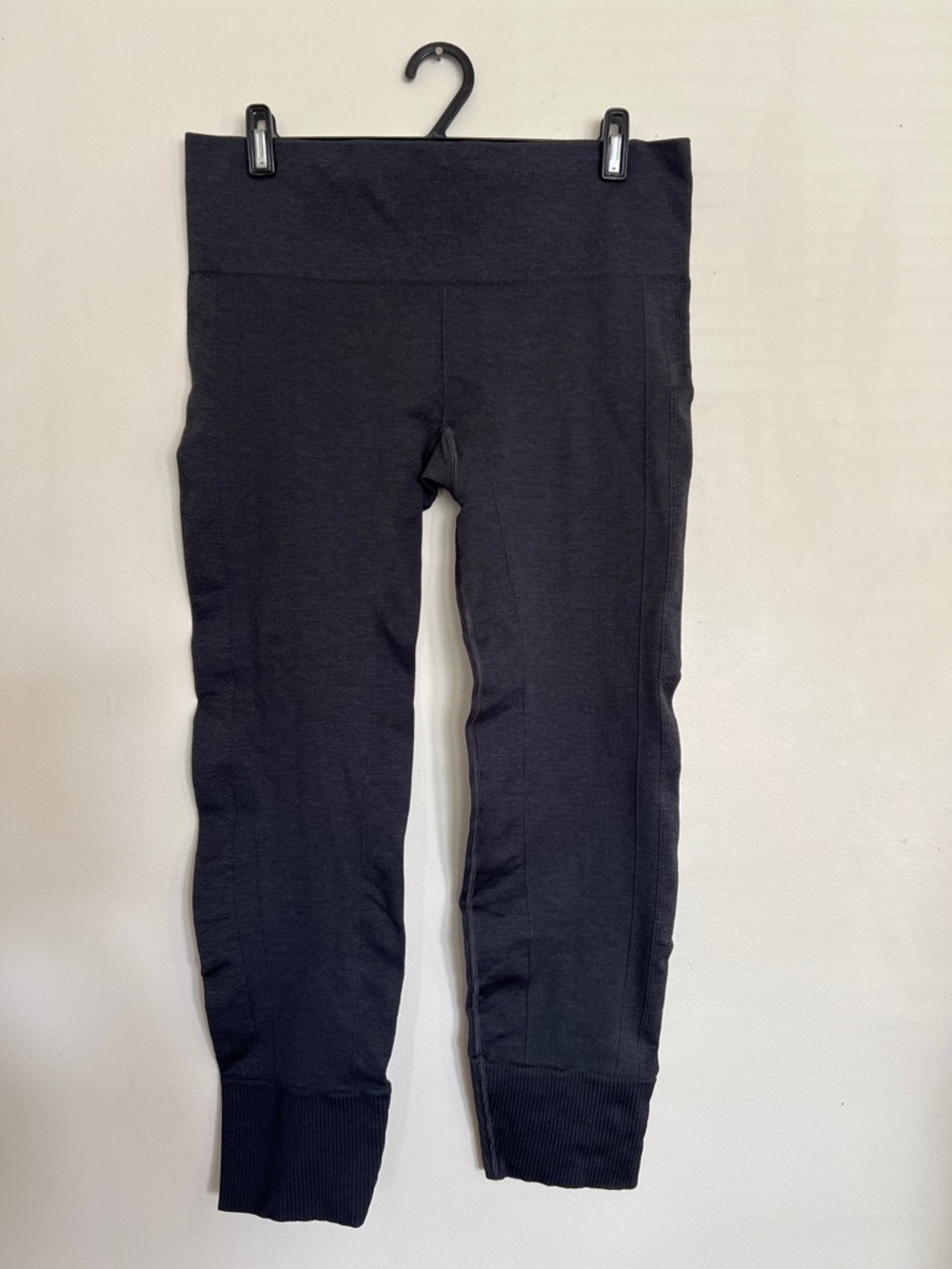 Lululemon Gray High-Waist Ribbed and Leggings